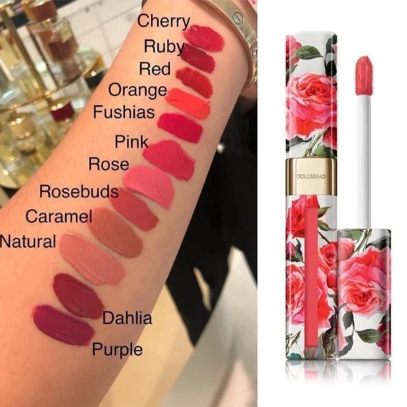 Dolce & Gabbana Dolcissimo Matte Liquid Lip Colour - ROSEBUD (VIVID ROSE PINK) - Picture 7 of 14